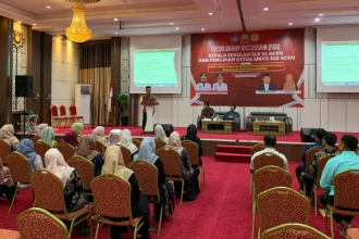 Suasana Focus Group Discussion (FGD) dan pemilihan Ketua MKKS SLB Provinsi Aceh di Aula Dinas Pendidikan Aceh, Kamis (6/11/2025). (Foto: Dok. Humas Pemerintah Aceh).